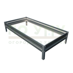 Грядка оцинкованная 0,5х2,0 м, высота 20 см