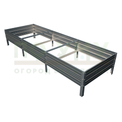 Грядка оцинкованная 0,8х3,0 м, высота 30 см