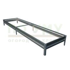 Грядка оцинкованная 0,8х4,0 м, высота 20 см