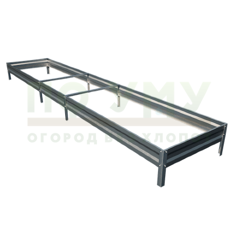 Грядка оцинкованная 1,0х5,0 м, высота 20 см в Самаре