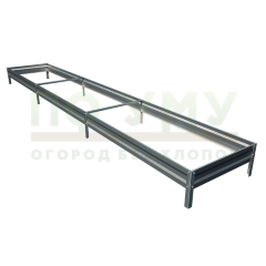 Грядка оцинкованная 1,0х6,0 м, высота 20 см