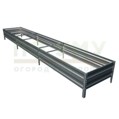 Грядка оцинкованная 0,5х6,0 м, высота 40 см