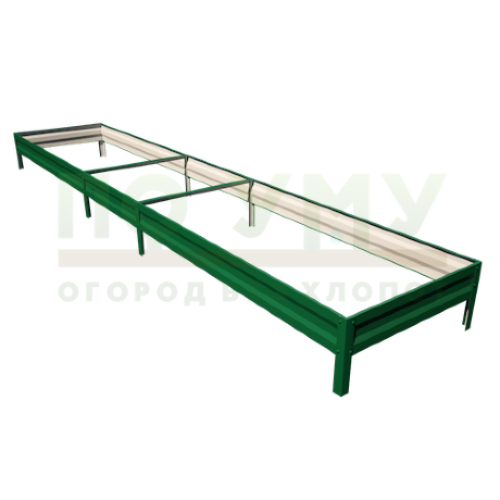 Грядка с полимерным покрытием 1,0х5,0 м, высота 20 см в Самаре