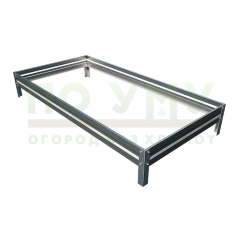 Грядка оцинкованная 0,8х2,0 м, высота 15 см